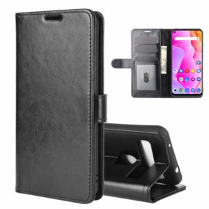 For TCL 10L R64 Texture Single Horizontal Flip Protective Case with Holder & Card Slots & Wallet& Photo Frame(Black) (OEM)