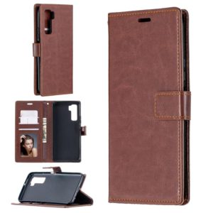 For Huawei P40 Lite 5G Crazy Horse Texture Horizontal Flip Leather Case with Holder & Card Slots & Wallet & Photo Frame(Brown) (OEM)