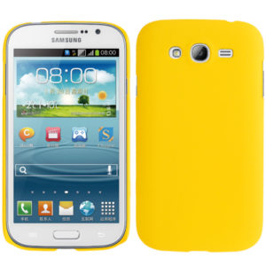 Pure Color Anti-scratch Plastic Protection Case for Samsung Galaxy Grand Duos / i9082(Yellow) (OEM)