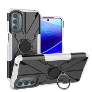 For Motorola Moto G Stylus 5G 2022 Armor Bear Shockproof PC + TPU Phone Case(White) (OEM)