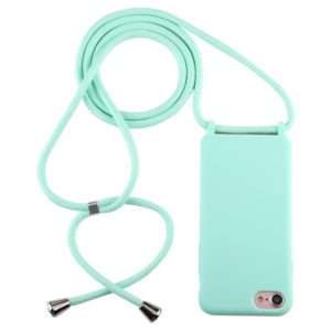 For iPhone 6s Plus / 6 Plus Candy Color TPU Protective Case with Lanyard(Mint Green) (OEM)