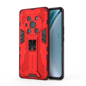 For Honor Magic 3 Pro Supersonic PC + TPU Shock-proof Protective Case with Holder(Red) (OEM)