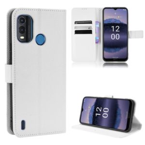 For Nokia G11 Plus Diamond Texture Leather Phone Case(White) (OEM)