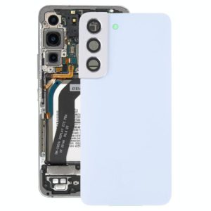 For Samsung Galaxy S22 5G SM-S901B Battery Back Cover with Camera Lens Cover (White) (OEM)