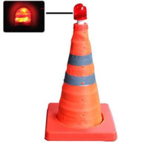 Lift Road Safety Road Cones with Warning Dome, Height: 44cm (OEM)