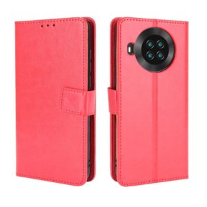 For Cubot Note 20 / Note 20 Pro Retro Crazy Horse Texture Horizontal Flip Leather Case with Holder & Card Slots & Lanyard(Red) (OEM)