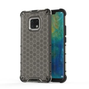 Shockproof Honeycomb PC + TPU Case for Huawei Mate 20 Pro (Black) (OEM)
