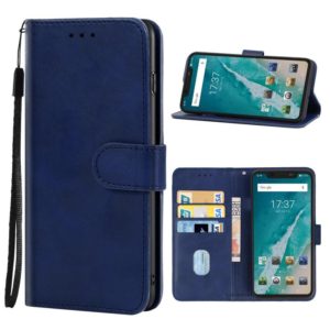 For Blackview BV9600 / BV9600 Pro Leather Phone Case(Blue) (OEM)