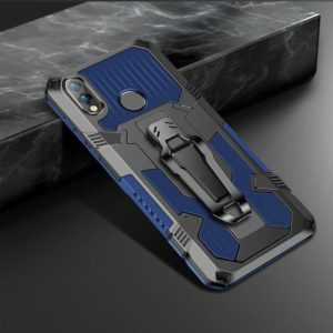 For Xiaomi Redmi Note 7 Machine Armor Warrior Shockproof PC + TPU Protective Case(Royal Blue) (OEM)