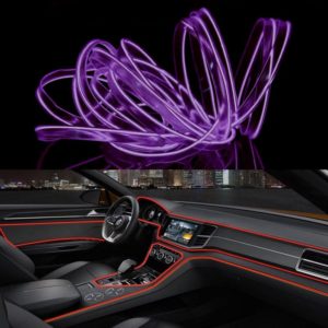 3m Cold Light Flexible LED Strip Light For Car Decoration(Purple Light) (OEM)