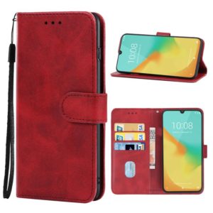 Leather Phone Case For ZTE Blade V10(Red) (OEM)
