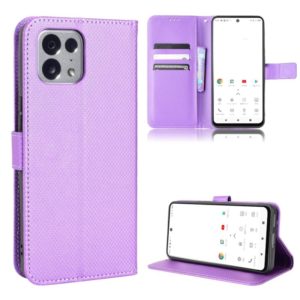 For TONE E22 Diamond Texture Leather Phone Case(Purple) (OEM)