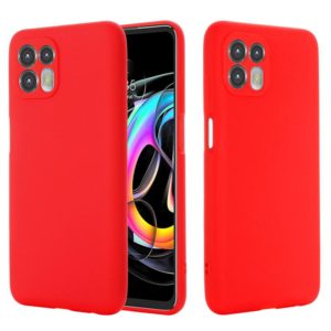 For Motorola Moto Edge 20 Lite / Edge 20 Fusion Pure Color Liquid Silicone Shockproof Full Coverage Phone Case(Red) (OEM)