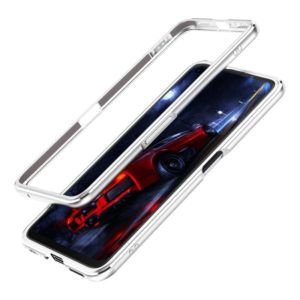For OPPO Realme X50 5G Aluminum Alloy Shockproof Protective Bumper Frame(Silver) (OEM)