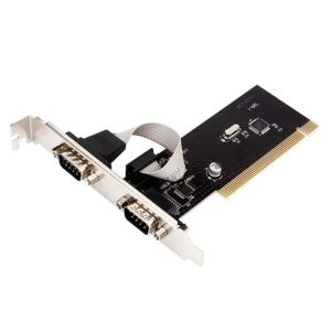 RS232 Serial Port TX382B 2 Port Pci to 9 Pin Com Riser Card Adapter with Tracking Number (OEM)