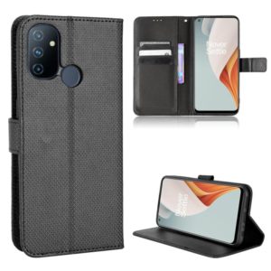 For OnePlus Nord N100 Diamond Texture Leather Phone Case(Black) (OEM)