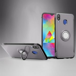 Magnetic 360 Degrees Rotation Ring Armor Protective Case for Galaxy M20 (Grey) (OEM)