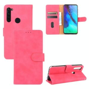 For Motorola Moto G Stylus / G Pro Solid Color Skin Feel Magnetic Buckle Horizontal Flip Calf Texture PU Leather Case with Holder & Card Slots & Wallet(Rose Red) (OEM)