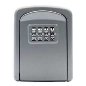 G9 4-digit Password Aluminum Alloy Key Storage Box(Silver) (OEM)