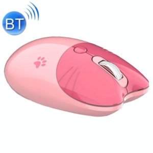 M3 3 Keys Cute Silent Laptop Wireless Mouse, Spec: Bluetooth Wireless Version (Pink) (OEM)