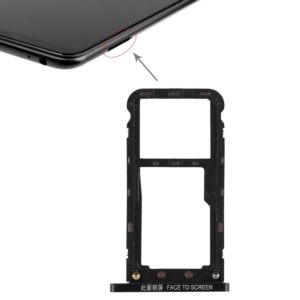 SIM Card Tray for Xiaomi Mi Max 3(Black) (OEM)