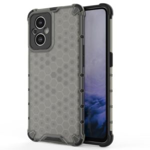 For OnePlus Nord N20 5G Shockproof Honeycomb PC + TPU Phone Case(Black) (OEM)