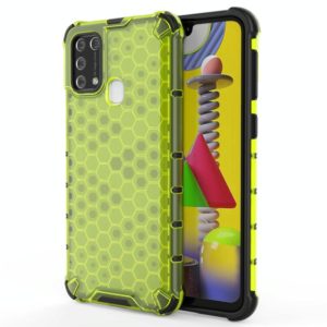 For Samsung Galaxy M31 Shockproof Honeycomb PC + TPU Case(Green) (OEM)