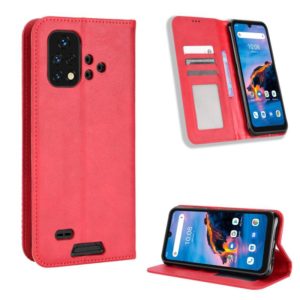 For Umidigi Bison X10G / X10G NFC Magnetic Buckle Retro Texture Leather Phone Case(Red) (OEM)