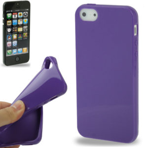 Smooth TPU Case for iPhone 5 (Purple) (OEM)