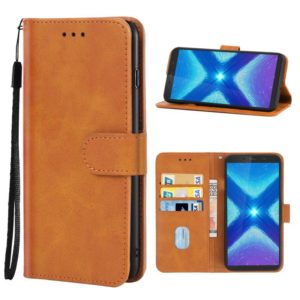Leather Phone Case For Blackview BV5500 Pro(Brown) (OEM)