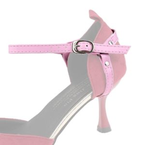 1 Pair No Installation Triangle High Heels Anti-Drop Laces(Pink) (OEM)