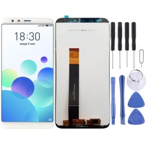 TFT LCD Screen for Meizu M8c M908L with Digitizer Full Assembly(White) (OEM)