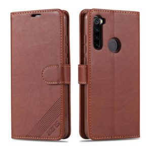 For Xiaomi Redmi Note 8 AZNS Sheepskin Texture Horizontal Flip Leather Case with Holder & Card Slots & Wallet(Brown) (AZNS) (OEM)