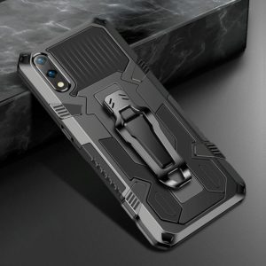 For Xiaomi Redmi 9A Armor Warrior Shockproof PC + TPU Protective Case(Black) (OEM)