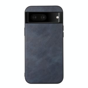 For Google Pixel 7 5G Cowhide Texture PU Phone Case(Blue) (OEM)