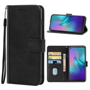 Leather Phone Case For TECNO Camon 12 Air(Black) (OEM)