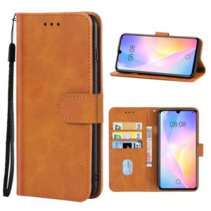 Leather Phone Case For Huawei nova 8 SE / Honor Play5 5G(Brown) (OEM)