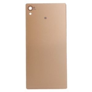 Original Glass Material Back Housing Cover for Sony Xperia Z4(Gold) (OEM)