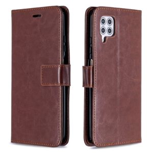 For Huawei P40 Lite Crazy Horse Texture Horizontal Flip Leather Case with Holder & Card Slots & Wallet & Photo Frame(Brown) (OEM)