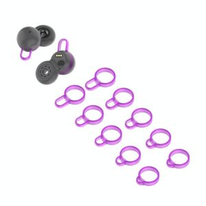 5 Pairs Non-Slip Silicone Earphone Ferrule Set for Sony LinkBuds Ear Cap(Purple) (OEM)