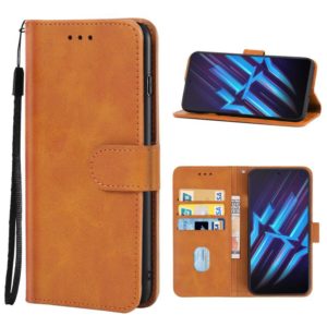 For ZTE nubia Red Magic 6R Leather Phone Case(Brown) (OEM)
