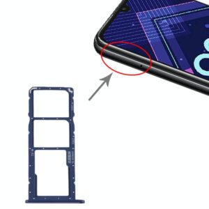 SIM Card Tray + SIM Card Tray + Micro SD Card Tray for Huawei Honor 8A Pro (Blue) (OEM)