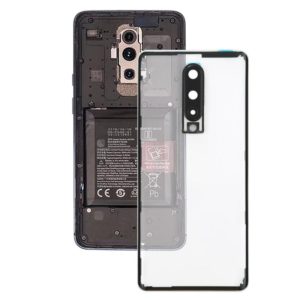 For OnePlus 8 Battery Back Cover With Camera Lens (Transparent) (OEM)