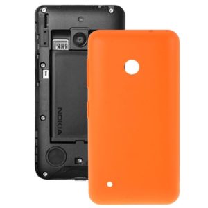 Solid Color Plastic Battery Back Cover for Nokia Lumia 530/Rock/M-1018/RM-1020(Orange) (OEM)