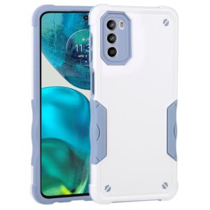 For Motorola Moto G52 Non-slip Armor Phone Case(White) (OEM)