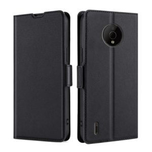 For Nokia C200 Ultra-thin Voltage Side Buckle Horizontal Flip Leather Phone Case(Black) (OEM)