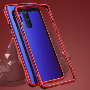 For OnePlus 8 Pro Shockproof Ultra-thin Metal Protective Frame(Red) (OEM)