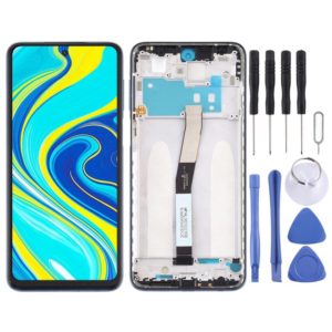 LCD Screen and Digitizer Full Assembly with Frame for Xiaomi Redmi Note 9S / Redmi Note 9 Pro Max / Redmi Note 9 Pro (India) / Redmi Note 9 Pro / Note 10 Lite(Black) (OEM)