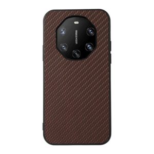 For Huawei Mate 40 RS Accurate Hole Carbon Fiber Texture Shockproof Case(Brown) (OEM)