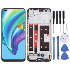 Original LCD Screen For OPPO Reno4 Lite/F17 Pro with Digitizer Full Assembly with Frame (OEM)